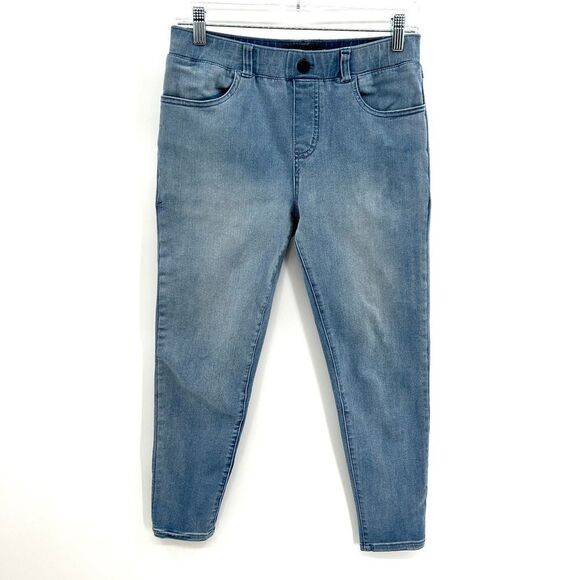 BETABRAND Light Wash Stretch Denim Pull On Skinny Jeans Size Small Petite - Picture 1 of 7